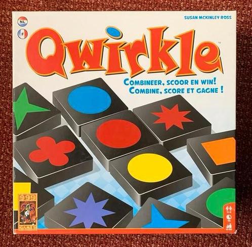 Qwirkle spel van 999-games inclusief qwirkle connect mat, Hobby en Vrije tijd, Gezelschapsspellen | Overige, Zo goed als nieuw