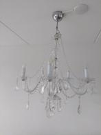 Glazen kroonluchter, Huis en Inrichting, Ophalen, Zo goed als nieuw, Glas, Traditioneel