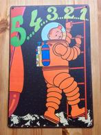 Prachtig KUIFJE Tintin Metalen Wandbord Poster strip kado, Verzamelen, Ophalen of Verzenden, Kuifje, Nieuw, Beeldje of Figuurtje