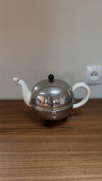 Theepot Petrus Regout Benraad rvs mantel, Ophalen of Verzenden