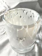 Fidrio Holland Vaas - Witte vaas, Huis en Inrichting, Woonaccessoires | Vazen, Ophalen of Verzenden, Zo goed als nieuw, Glas