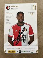 Feyenoord spelerskaart Nelom met handtekening, Ophalen of Verzenden, Zo goed als nieuw, Feyenoord, Spelerskaart