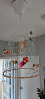 Vogellamp - Unieke hanglamp met vogels.., Huis en Inrichting, Lampen | Hanglampen, 50 tot 75 cm, Metaal, Ophalen of Verzenden