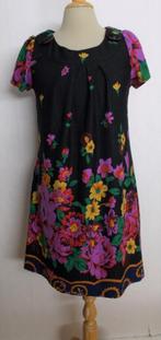 Zwart warm print tuniek/jurkje van Pussycat London! M, Kleding | Dames, Maat 38/40 (M), Overige kleuren, Verzenden, Zo goed als nieuw