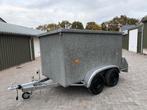 Gesloten dubbelasser aanhangwagen, Ophalen of Verzenden, Zo goed als nieuw