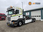 ScaniaR450 6X2 VDL Haakarm 21 Ton Airco NL truck, Auto's, Automaat, Euro 6, Origineel Nederlands, Bedrijf