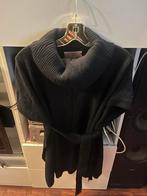 Zwarte poncho merk La Ligna met riem -maat L(42/44), Kleding | Dames, Jurken, Zwart, Maat 42/44 (L), Ophalen of Verzenden, Zo goed als nieuw