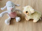 2 knuffel schaapjes, Ophalen of Verzenden, Zo goed als nieuw, Overige typen