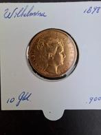 Gouden tientje Wilhelmina 1898, Verzenden, Goud, Koningin Wilhelmina, Losse munt
