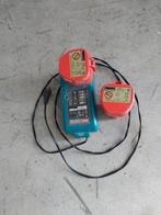 upponor/Makita persbekken en accu's Met lader, Doe-het-zelf en Verbouw, Ophalen, Gebruikt