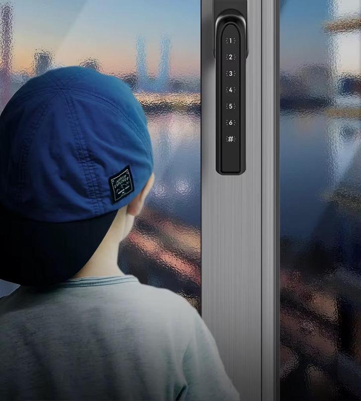 Lordani Raamhendel met Pincode Beveiliging, Doe-het-zelf en Verbouw, Hang- en Sluitwerk, Nieuw, Klink of Kruk, Overige materialen