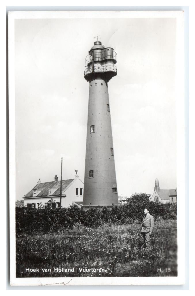 Hoek van Holland, Vuurtoren, Verzenden, 1920 tot 1940, Gelopen, Zuid-Holland