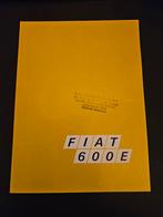 Brochure Fiat 600E, Ophalen of Verzenden, Zo goed als nieuw, Overige merken
