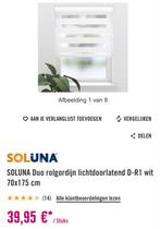 Duo rolgordijn van Soluna Hornbach, 150 tot 200 cm, Ophalen of Verzenden, Zo goed als nieuw