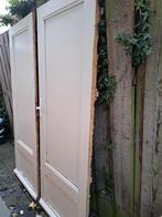 Oude Tuindeuren met Espagnolet, Ophalen, Gebruikt, 200 tot 215 cm, Glas