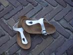 GRATIS VERZENDEN WITTE LAK GIZEH BIRKENSTOCKS MT 39, Slippers, Wit, Zo goed als nieuw, Verzenden