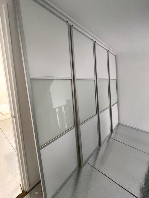 Schuifdeuren zonder rails 226 cm x 67 cm, Doe-het-zelf en Verbouw, Deuren en Horren, Zo goed als nieuw, Binnendeur, 215 cm of meer