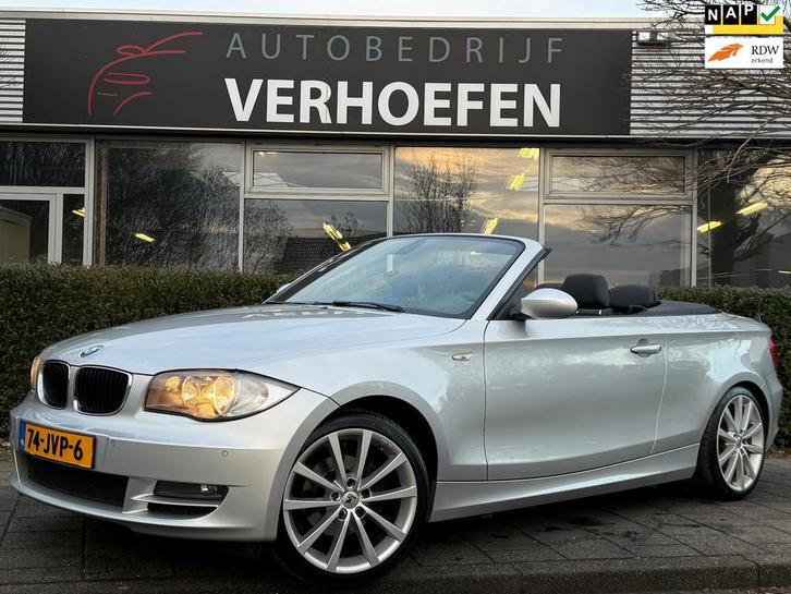 BMW 1-serie Cabrio 118i High Executive - CABRIO - AUTOMAAT -, Auto's, BMW, Bedrijf, Te koop, 1-Serie, ABS, Airbags, Airconditioning