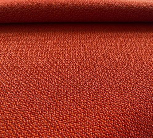 ROHI Credo XXL Coral; oranjetinten; 2x restant meubelstof, Hobby en Vrije tijd, Stoffen en Lappen, Nieuw, Wol, 120 cm of meer
