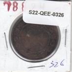 S22-QEE-0326 Canada 1 Cent FI- 1882 KM7 H, Postzegels en Munten, Munten | Amerika, Losse munt, Verzenden, Noord-Amerika
