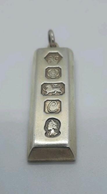 Zilveren Baar Hanger - 30 gram Puur Zilver, Postzegels en Munten, Edelmetalen en Baren, Ophalen of Verzenden