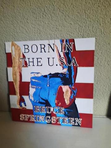 Kunststof bordje BRUCE SPRINGSTEEN beschikbaar voor biedingen