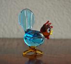 Miniatuur Haan Gekleurd Glas 6 cm, Ophalen of Verzenden, Gebruikt, Beeldje of Figuurtje