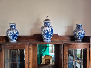 Delfts Blauw Vazen Set beschikbaar voor biedingen