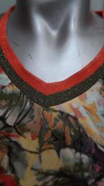 Geisha mooie jurk met kleuren rood groen etc maat L, Kleding | Dames, Jurken, Maat 38/40 (M), Geisha, Verzenden, Zo goed als nieuw