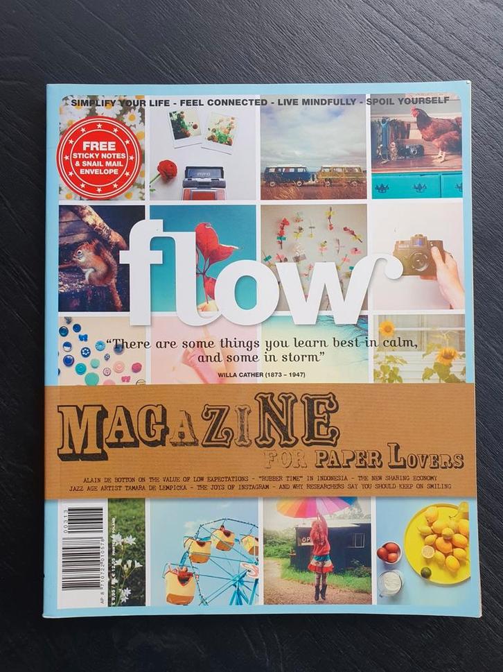 Flow Magazine English Engelstalig nr 3, Boeken, Tijdschriften en Kranten, Zo goed als nieuw, Lichaam en Geest, Ophalen of Verzenden