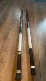 2x vaste stok 6,60m 10€, Watersport en Boten, Hengelsport | Witvissen, Ophalen of Verzenden, Zo goed als nieuw, Vaste hengel