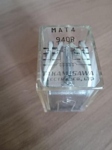 Takamisawa Electric MAT4-940R 4 polig printrelais beschikbaar voor biedingen