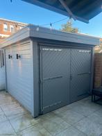 Tuinhuis 300x300 met openslaande deuren - Zelf demonteren!, Tuin en Terras, Ophalen, Zo goed als nieuw, Hout, Overige typen