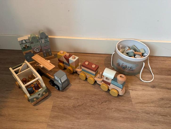 Little Dutch Houten Speelgoed, Kinderen en Baby's, Speelgoed | Bouwstenen, Zo goed als nieuw, Overige merken, Ophalen