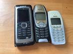 Drie Nokia mobiele telefoons geen oplader, Ophalen, Gebruikt