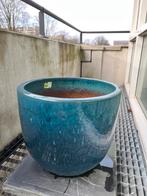 Mooie stenen plantenpot, Ophalen, Zo goed als nieuw, Rond, Steen