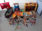 Playmobil piraten met schip, koffer en eiland, Kinderen en Baby's, Speelgoed | Playmobil, Gebruikt, ., Ophalen of Verzenden, Playmobil