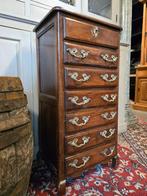 Antieke 19e eeuwse chiffoniere | ladenkast uit Frankrijk, Ophalen of Verzenden