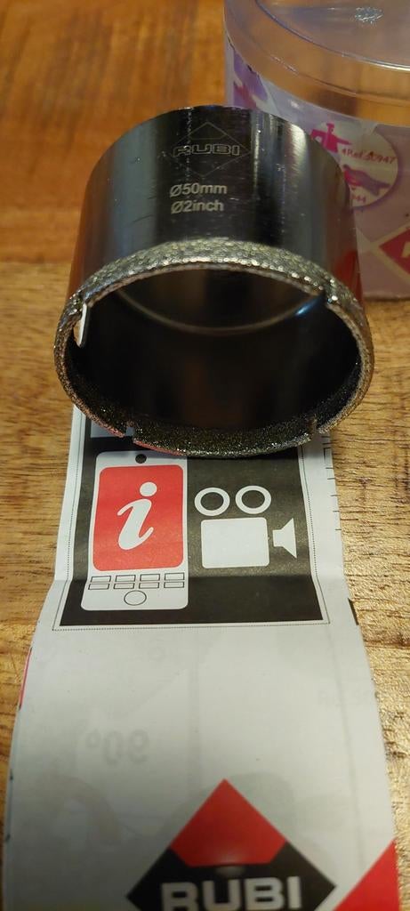 Diamantboor 50mm - Tegelboor, Ophalen of Verzenden, Nieuw, Minder dan 400 watt, Overige typen
