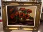 Antiek olieverf groot schilderij, Ophalen of Verzenden