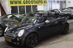 MINI Cabrio 1.6 One Airco, Stuurbekrachtiging (bj 2006), Stof, Gebruikt, Zwart, 4 cilinders