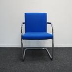 Vitra Visasoft Design Vergaderstoelen, Eetkamerstoel | Blauw, Huis en Inrichting, Stoelen, Gebruikt, -, Blauw, -