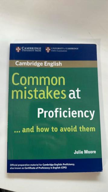Common Mistakes at Proficiency beschikbaar voor biedingen