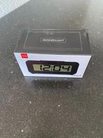 HEMA digitale wekker zwart NIEUW op batterijen, Ophalen of Verzenden, Nieuw