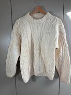Vintage Fisherman trui 100% wol - Maat M, Maat 38/40 (M), Verzenden, Wit, Zo goed als nieuw