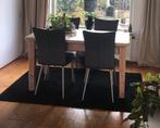 4 Eetkamer Stoelen, Huis en Inrichting, Stoelen, Ophalen, Gebruikt, Metaal, Vier