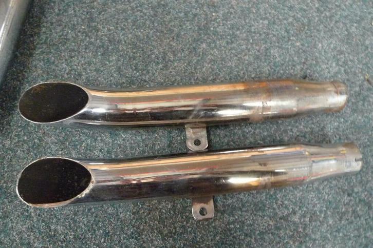 Uitlaatdemper demperset turnout harley, Motoren, Onderdelen | Harley-Davidson, Gebruikt, Ophalen