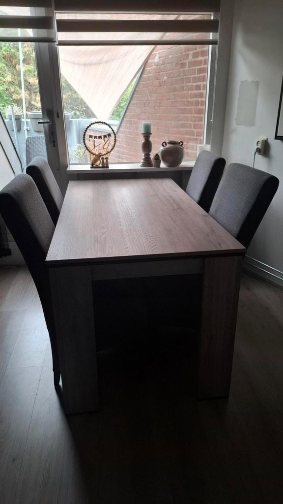 Eetkamerset met 4 stoelen, Huis en Inrichting, Complete eetkamers, 4 tot 6 stoelen, Ophalen