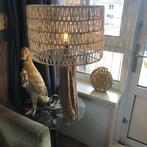 Unieke tafellamp – 75 cm hoog, Huis en Inrichting, Lampen | Tafellampen, Ophalen of Verzenden, Zo goed als nieuw, Hout