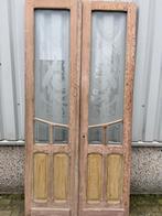 Prachtige antieke set ensuitedeuren met geetst glas, Doe-het-zelf en Verbouw, Deuren en Horren, La belle porte, Jurgen.hoogenboezem@gmail.com